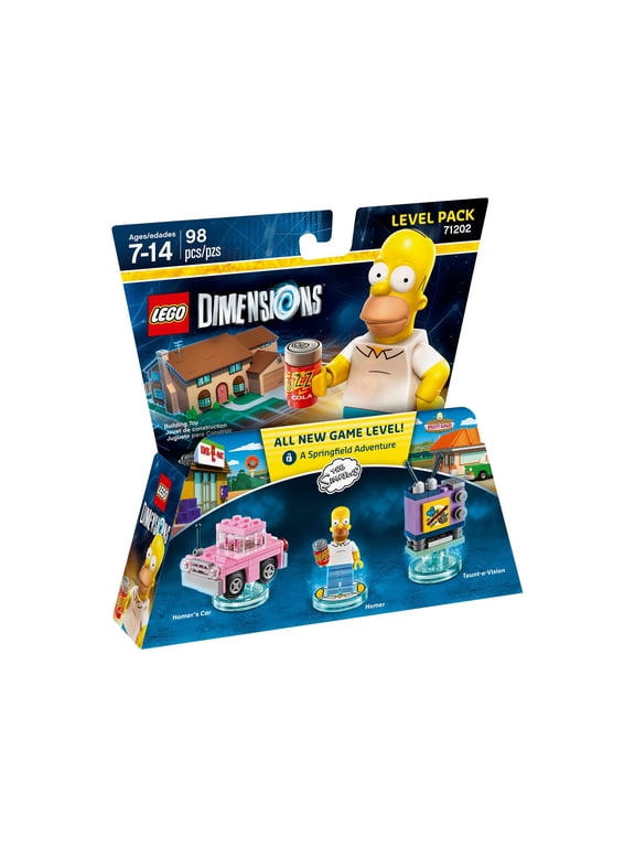 Dimensions The Simpsons Homer Level Pack 98 Piece Building Set 71202