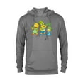 thumbnail image 1 of The Simpsons Lisa Bart and Maggie in Green St. Patrick's Day - Pullover Hoodie for Adults - Customized-Graphite Heather, 1 of 5