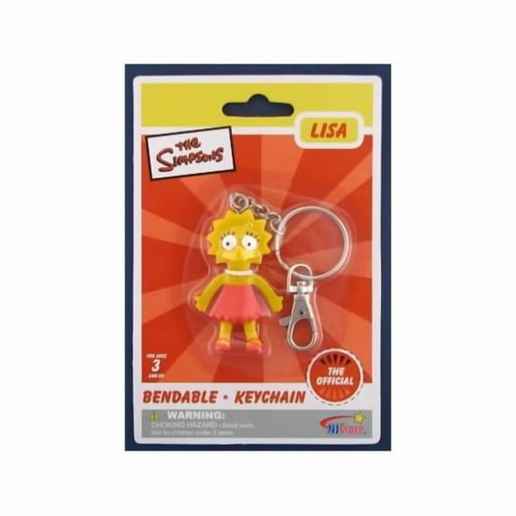 The Simpsons Lisa Bendable Key Chain