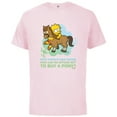 thumbnail image 1 of The Simpsons Lisa Simpson Buy a Pony Retro - Short Sleeve Cotton T-Shirt for Adults - Customized-Soft Pink, 1 of 5