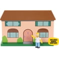 thumbnail image 1 of The Simpsons Living Room Diorama House Playset, 2.5-Inch Scale Homer Action Figure and Accessories, 1 of 3