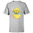 thumbnail image 1 of The Simpsons Maggie Easter Egg Grass Green - Short Sleeve T-Shirt for Kids - Customized-Athletic Heather, 1 of 5