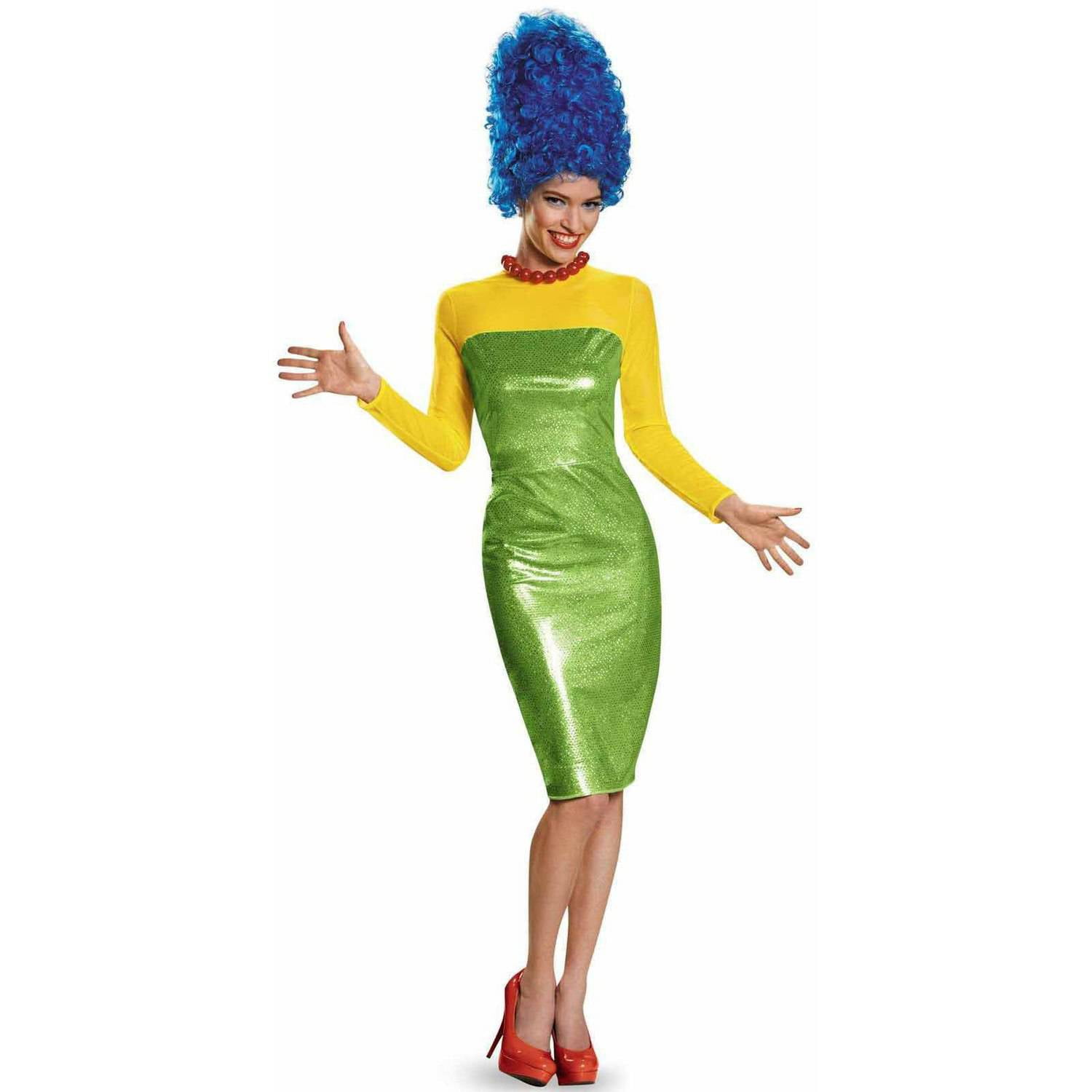 The Simpsons Marge Deluxe Women's Adult Halloween Costume - Walmart.com