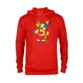 thumbnail image 1 of The Simpsons Marge Homer Bart Lisa Maggie Holiday - Pullover Hoodie for Adults – Customized-Red Heather, 1 of 5