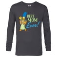 thumbnail image 1 of The Simpsons Marge Simpson Best Mom Ever - Long Sleeve T-Shirt for Men - Customized-Charcoal Heather, 1 of 5