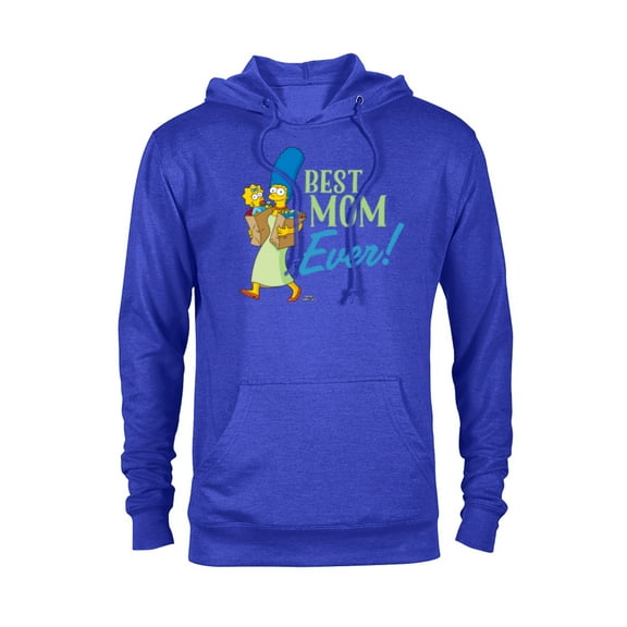 The Simpsons Marge Simpson Best Mom Ever - Pullover Hoodie for Adults - Customized-Royal Heather