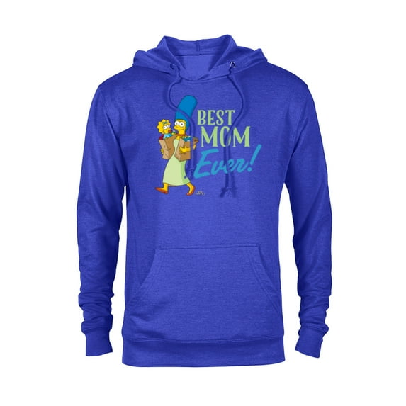 The Simpsons Marge Simpson Best Mom Ever - Pullover Hoodie for Adults - Customized-Royal Heather