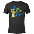 thumbnail image 1 of The Simpsons Marge Simpson Best Mom Ever - Short Sleeve Blended T-Shirt for Adults - Customized-Black, 1 of 5