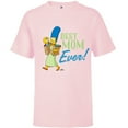 thumbnail image 1 of The Simpsons Marge Simpson Best Mom Ever - Short Sleeve T-Shirt for Kids - Customized-Soft Pink, 1 of 5