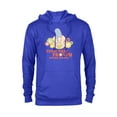 thumbnail image 1 of The Simpsons Marge Simpson Turn That Frown Upside Down Retro - Pullover Hoodie for Adults - Customized-Navy, 1 of 5
