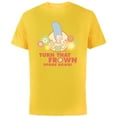 thumbnail image 1 of The Simpsons Marge Simpson Turn That Frown Upside Down Retro - Short Sleeve Cotton T-Shirt for Adults - Customized-Yellow, 1 of 5