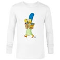 thumbnail image 1 of The Simpsons Marge Simpson and Maggie Grocery Run - Long Sleeve T-Shirt for Men - Customized-White, 1 of 5