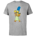 thumbnail image 1 of The Simpsons Marge Simpson and Maggie Grocery Run - Short Sleeve Cotton T-Shirt for Adults - Customized-Athletic Heather, 1 of 5