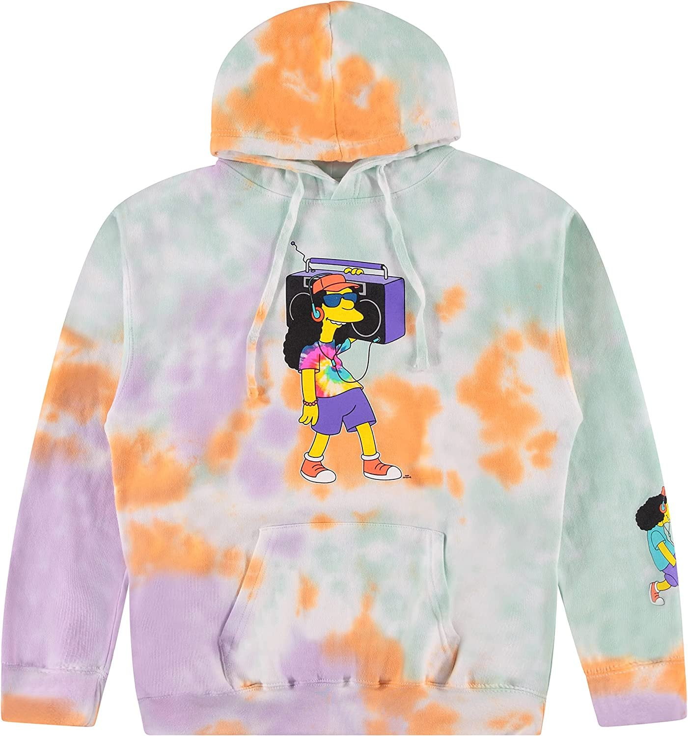 The Simpsons Men's Bart Simpson Classic Hoodie Homer, Bart, Lisa, Otto ...