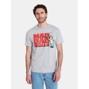 , Men's & Big Men's Father's Day Graphic Tee, Mad Dad, Sizes XS-5XL