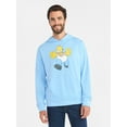 thumbnail image 1 of The Simpsons Men's and Big Men's Homer Graphic Hoodie with Long Sleeves, Sizes XS-5XL, 1 of 5