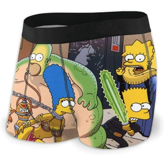 The Simpsons Men's Boxer Briefs Microfiber Men's Boxer Briefs