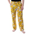 thumbnail image 1 of The Simpsons Men's Homer Simpson Bubble Thoughts Adult Loungewear Sleep Pajama Pants, 1 of 7