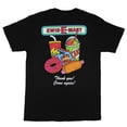 thumbnail image 1 of The Simpsons Men's Kwik-E-Mart Thank You Come Again Bart Graphic Print Adult T-Shirt, 1 of 4