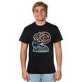 thumbnail image 1 of The Simpsons Men's Lard Lad Donuts Neon Sign Logo Adult T-Shirt Tee, 1 of 6