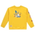 thumbnail image 1 of The Simpsons Men's Sweatshirt, Classic Embroidered Cartoon Sweatshirt Gold - XL, 1 of 6