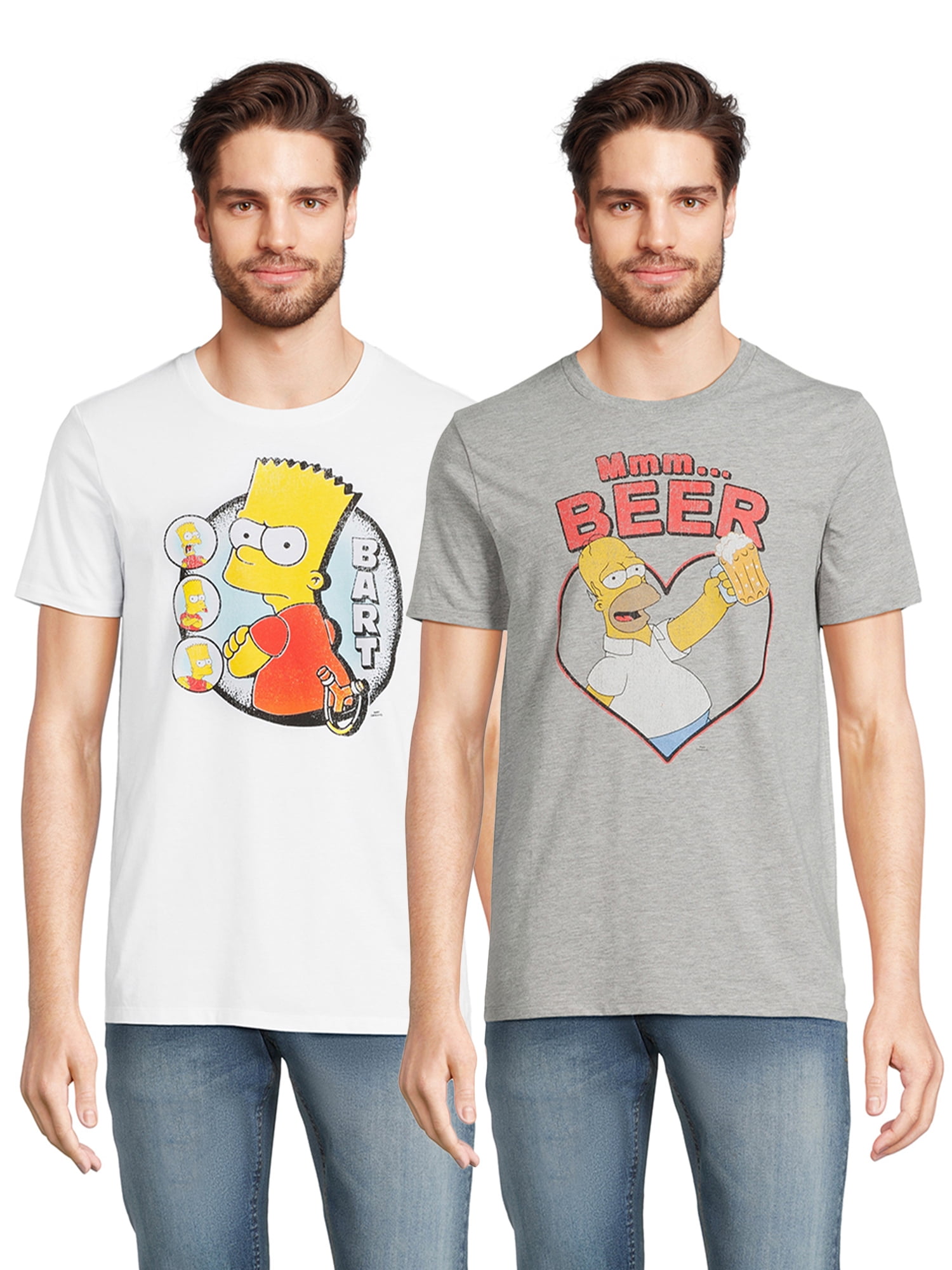 The Simpsons Men's and Big Men's Beer Valentine's Day Short The Simpsons Men's and Big Men's Beer Valentine's Day Short