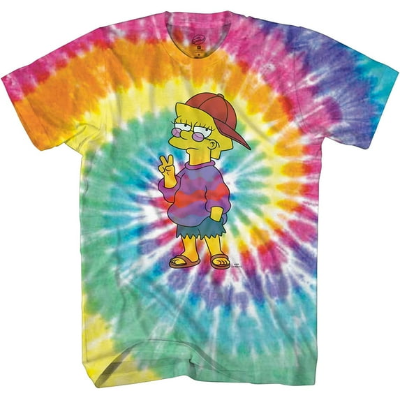 The Simpsons Mens' Krusty The Clown Shirt Krusty Burger Logo Tee Graphic T-Shirt