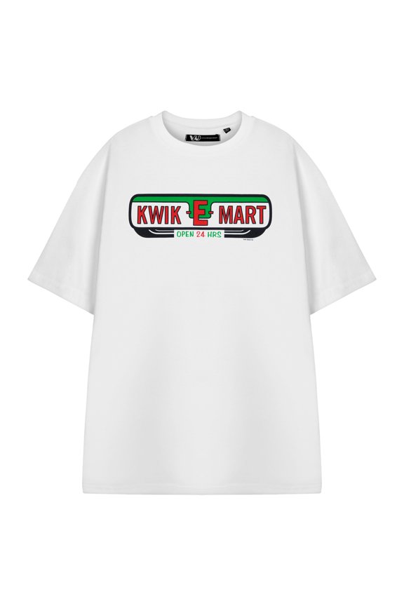 Kwik-E-Mart Mens White Short Sleeved T-Shirt | 3XL | Made by Vanilla Underground