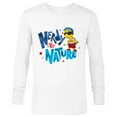 thumbnail image 1 of The Simpsons Milhouse Nerdy By Nature - Long Sleeve T-Shirt for Men – Customized-White, 1 of 5
