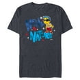 thumbnail image 1 of The Simpsons Milhouse Nerdy By Nature - Short Sleeve Blended T-Shirt for Adults – Customized-Navy Heather, 1 of 5