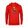 thumbnail image 1 of The Simpsons Ned Flanders Singing Heart - Pullover Hoodie for Adults – Customized-Red Heather, 1 of 5