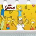 thumbnail image 1 of The Simpsons Party Supplies Background Backdrop Taspestry Banner Poster Decor Decorations, 1 of 6