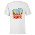 thumbnail image 1 of The Simpsons Patty and Selma Will Marry for Money Retro - Short Sleeve T-Shirt for Kids - Customized-White, 1 of 5