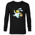 thumbnail image 1 of The Simpsons Ralph Wiggum Easter Bunny Funny - Long Sleeve T-Shirt for Men - Customized-Black, 1 of 5