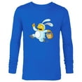 thumbnail image 1 of The Simpsons Ralph Wiggum Easter Bunny Funny - Long Sleeve T-Shirt for Men - Customized-Royal, 1 of 5
