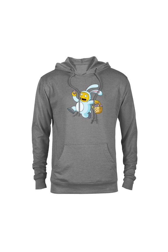 Ralph Wiggum Easter Bunny Funny - Pullover Hoodie for Adults - Customized-Graphite Heather