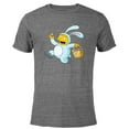 thumbnail image 1 of The Simpsons Ralph Wiggum Easter Bunny Funny - Short Sleeve Blended T-Shirt for Adults - Customized-Dark Heather, 1 of 5