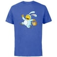 thumbnail image 1 of The Simpsons Ralph Wiggum Easter Bunny Funny - Short Sleeve Cotton T-Shirt for Adults - Customized-Royal Heather, 1 of 5