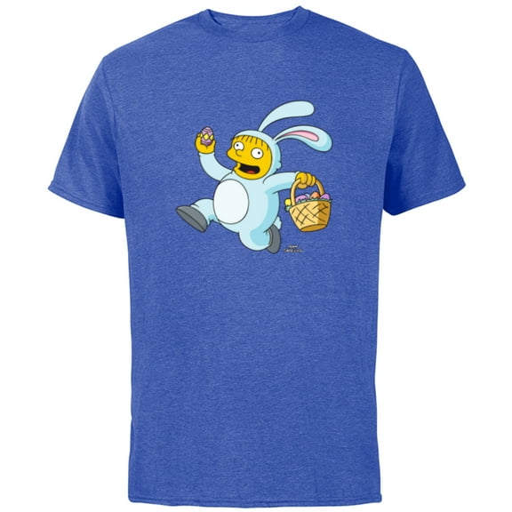 The Simpsons Ralph Wiggum Easter Bunny Funny - Short Sleeve Cotton T-Shirt for Adults - Customized-Royal Heather