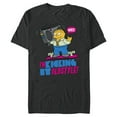 thumbnail image 1 of The Simpsons Ralph Wiggum I’m Kicking it Old Style - Short Sleeve Blended T-Shirt for Adults - Customized-Dark Heather, 1 of 5