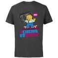 thumbnail image 1 of The Simpsons Ralph Wiggum I’m Kicking it Old Style - Short Sleeve Cotton T-Shirt for Adults - Customized-Charcoal, 1 of 5