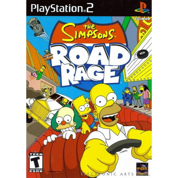 Restored The Simpsons Road Rage, by PlayStation for PlayStation 2