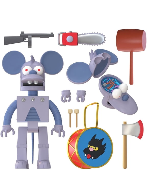 The Simpsons Ultimates Robot Itchy 7-Inch Action Figure