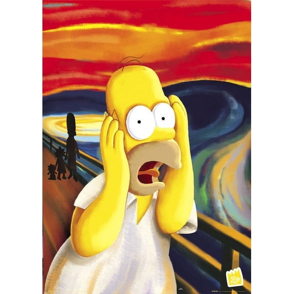 The Simpsons Scream Laminated Poster (24 x 36)