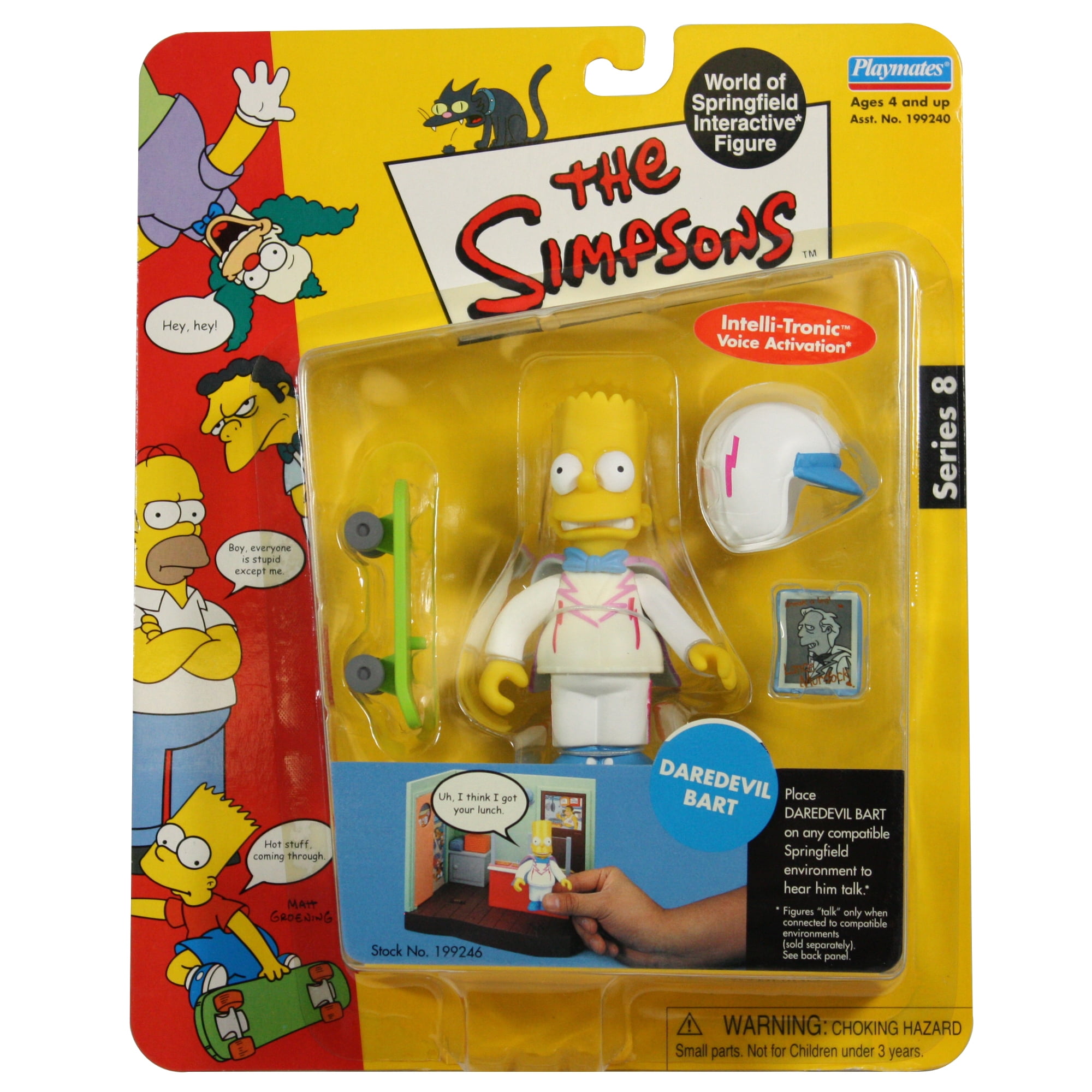 The Simpsons Series 8 Bart Simpson Action Figure (Daredevil