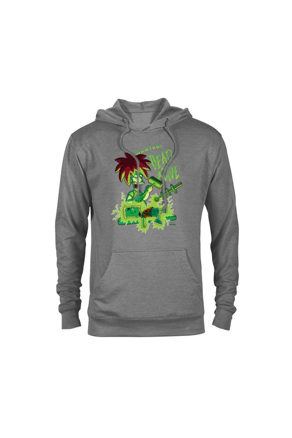 Side Show Bob Wanted Dead or Alive - Pullover Hoodie for Adults - Customized-Athletic Heather