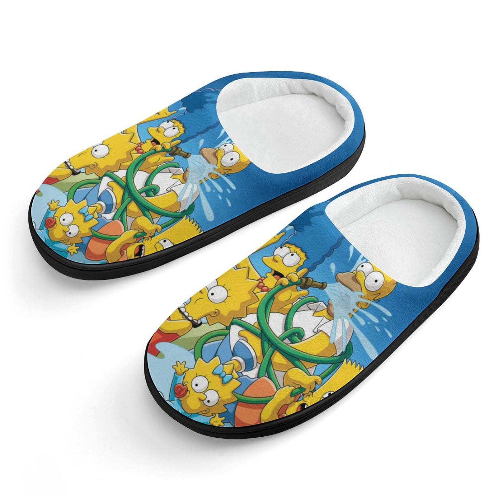 Minion Slippers for Kids Cute Soft Plush Anti slip Fluffy Fuzzy House Slippers Warm Soft Plush Non Slip Indoor Outdoor Slip on Shoes for Boys Girls Walmart