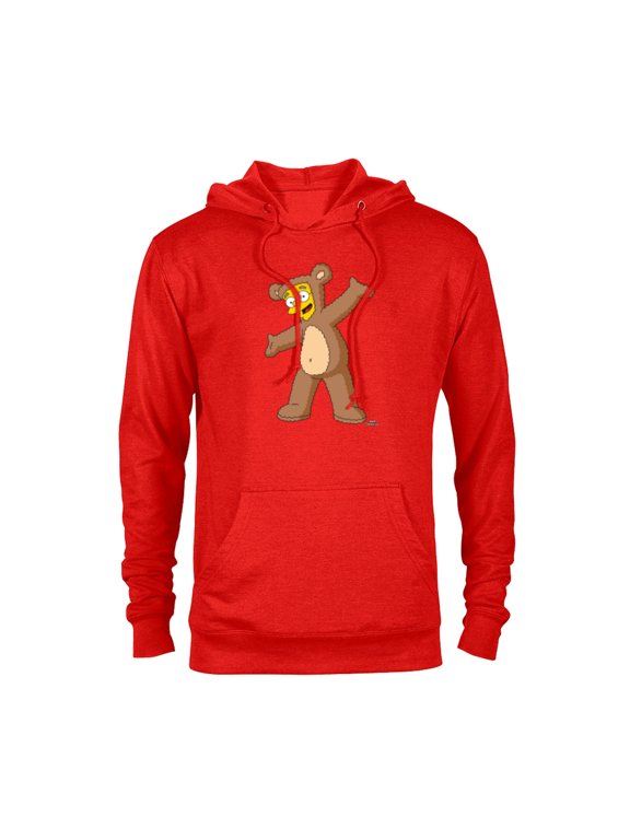 Smithers Bobo Bear Costume - Pullover Hoodie for Adults - Customized-Red Heather