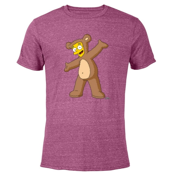 The Simpsons Smithers Bobo Bear Costume - Short Sleeve Blended T-Shirt for Adults - Customized-Purple