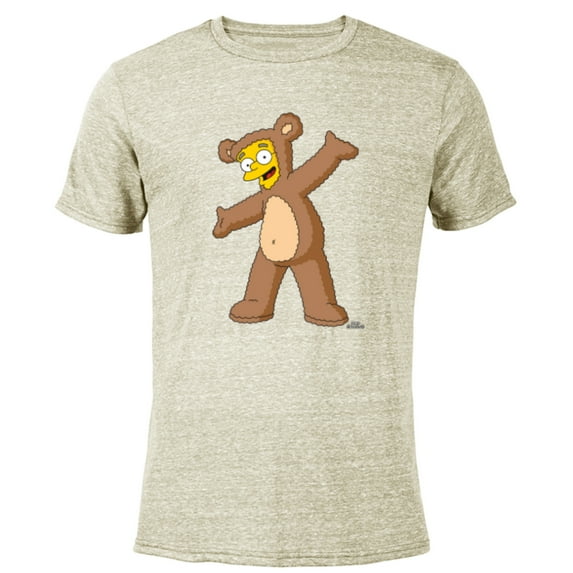 The Simpsons Smithers Bobo Bear Costume - Short Sleeve Blended T-Shirt for Adults - Customized-Yellow